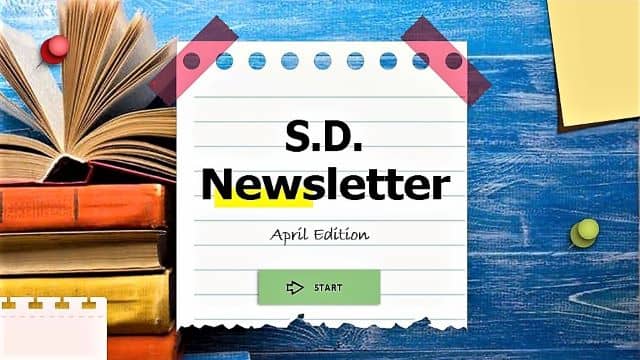 SD April Newsletter